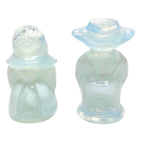 Eli & Sarah Amish Children Figurine Boyds Glass 1997 White Marshmallow B378 - Picture 7 of 10